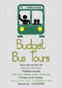 Bus Tour Poster - A4 or A3