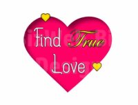 True Love Heart Graphic/Logo
