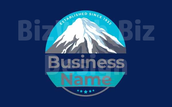 Blue Business Card - 2 Sides