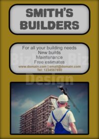 Building Advertising Poster - A4