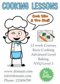 Cooking Lessons Leaflet - A5