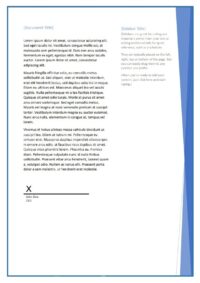 Formal Document Word Template