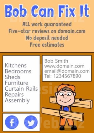 Joiner business poster