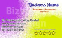 Decorating Services Business Card