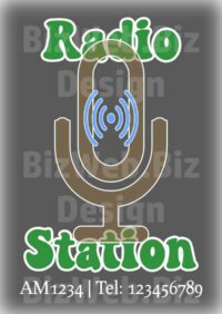 Radio Station Poster - A4