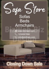Sofa Store Leaflet - A5