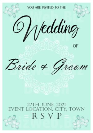 Elegant Wedding Invitation